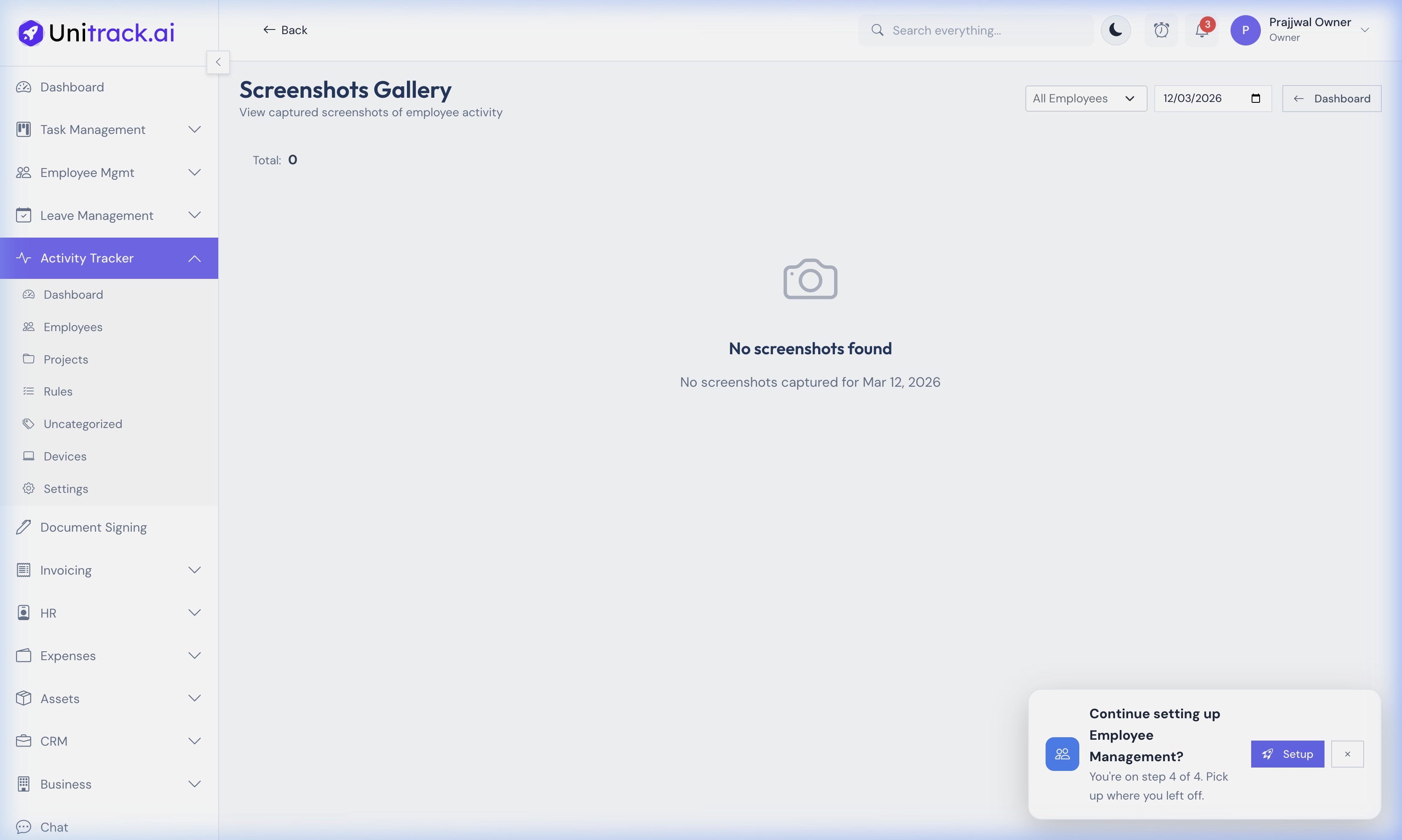 Activity Snapshots Gallery